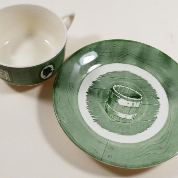 VTG by Royal China Colonial Homestead green tea cup & saucer set - Picture 6 of 8